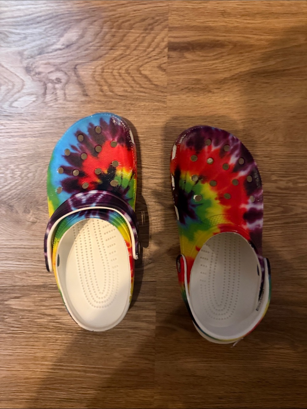 Tie-Dye Slip-On Clogs - Rainbow